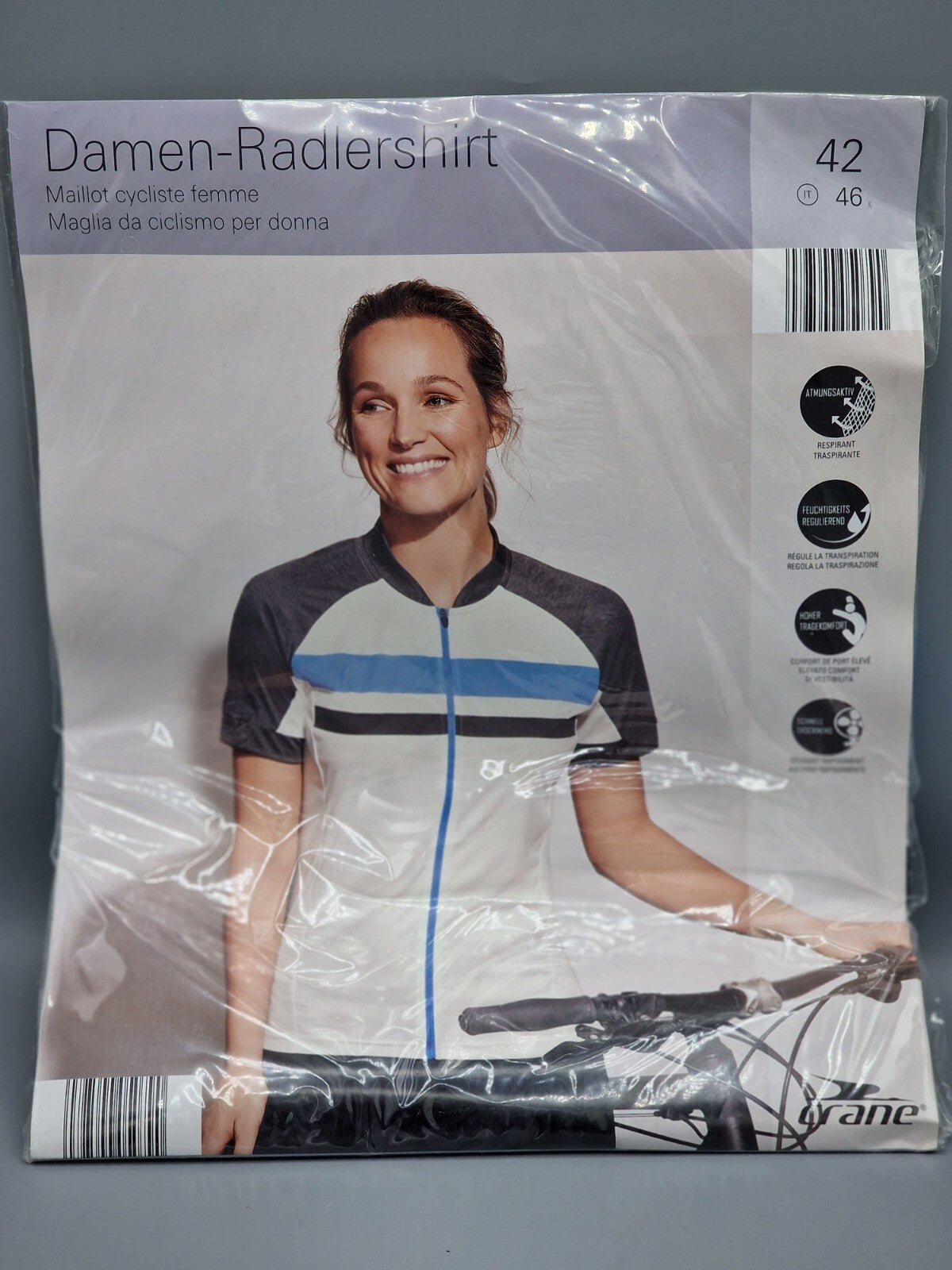 Crane Damen-Radlershirt, Größe 42